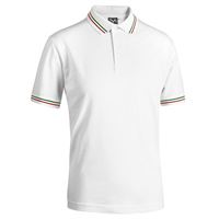 POLO CON DETTAGLI TRICOLORE